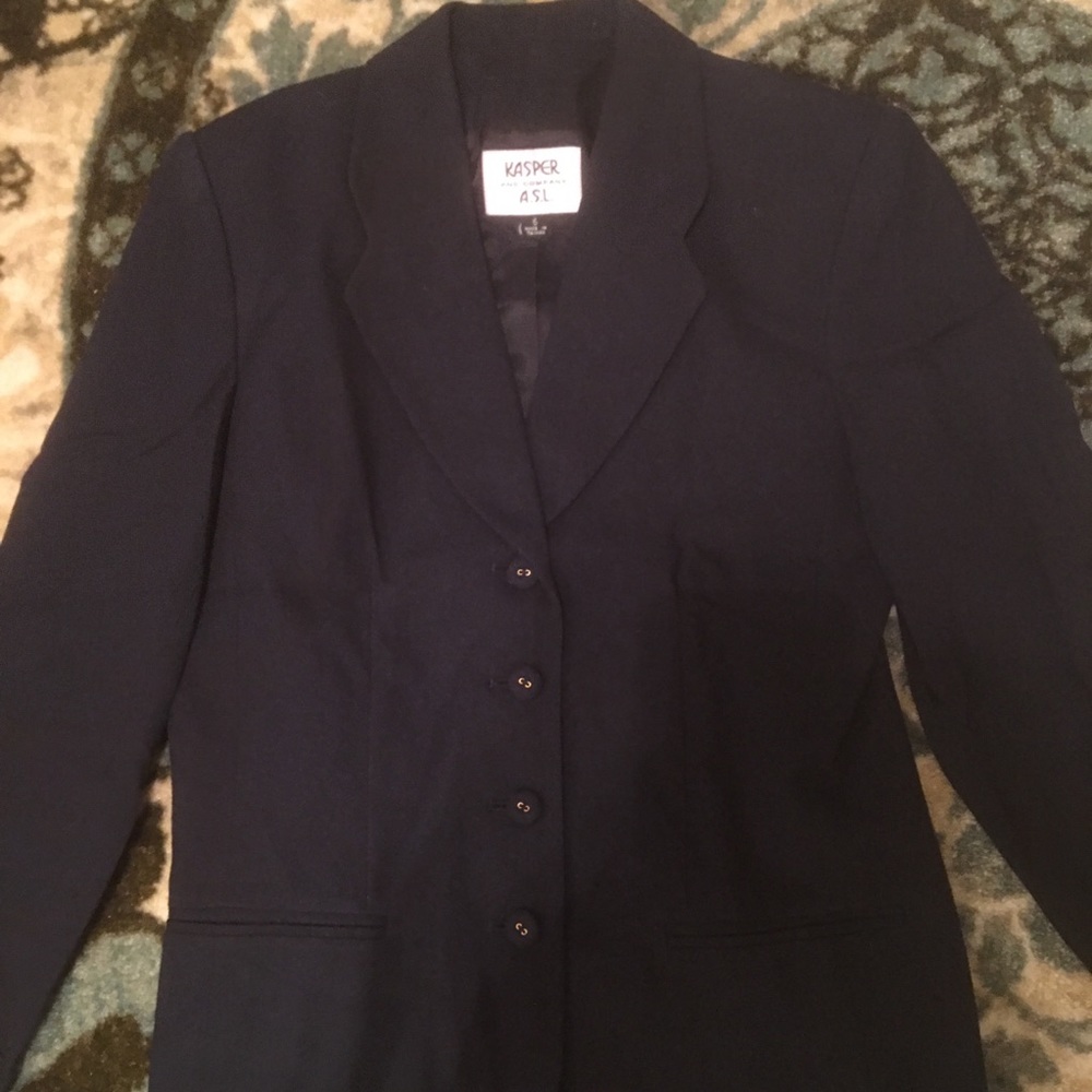 Vintage Kasper And Company skirt suit set, size 6